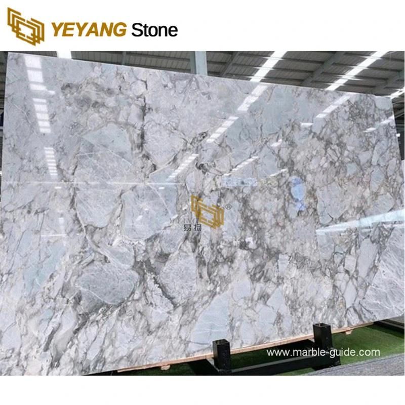 Bookmatched Marble Slabs Calacatta Grey Marble for Wall/Bathroom/Kitchen/Vanity/Countertop