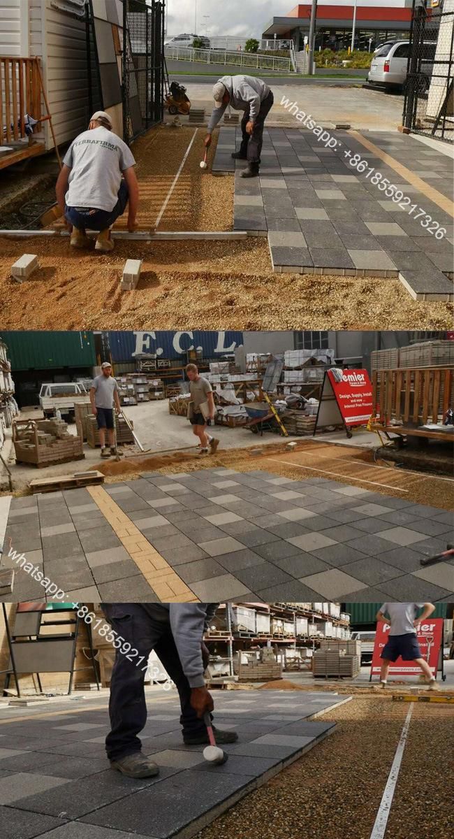 Ceramic Water Permeable Paver Made 100% Recycled Crushed Ceramic Material Nvironmentally Friendly and Economically Sound