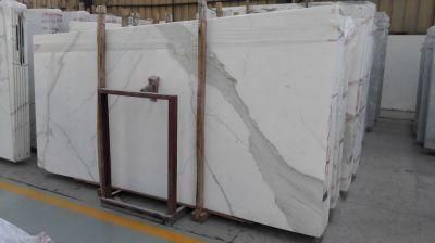 Italian Calcutta/Statuarrietto White Marble Book-Match Slabs