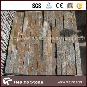 Rusty Yellow Quartzite Culture Stone for Wall Cladding