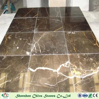 China Brown Marble Tiles/Slabs for Flooring/Wall Tiles/Countertops