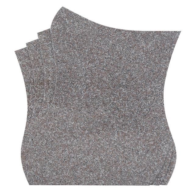 European Style Unique Shape China Pink Granite G664 Headstone