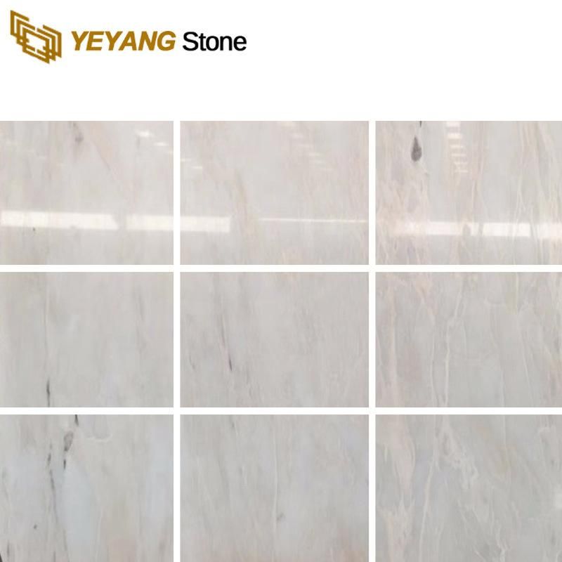 China Rhino White Marble for Flooring/Wall Tile/Counter Top