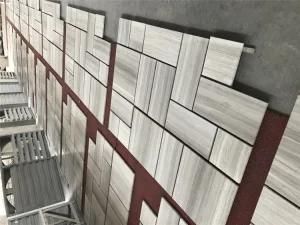 Natural Stone Polished/Honed/Antique/Sandblasted Wooden White Marble Tiles for Interiors/ Indoor/ Floor/Wall Decoration