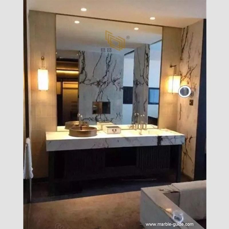 Clivia White Marble Tiles for Floor Design/Wall/Bathroom/Hotel Building Material