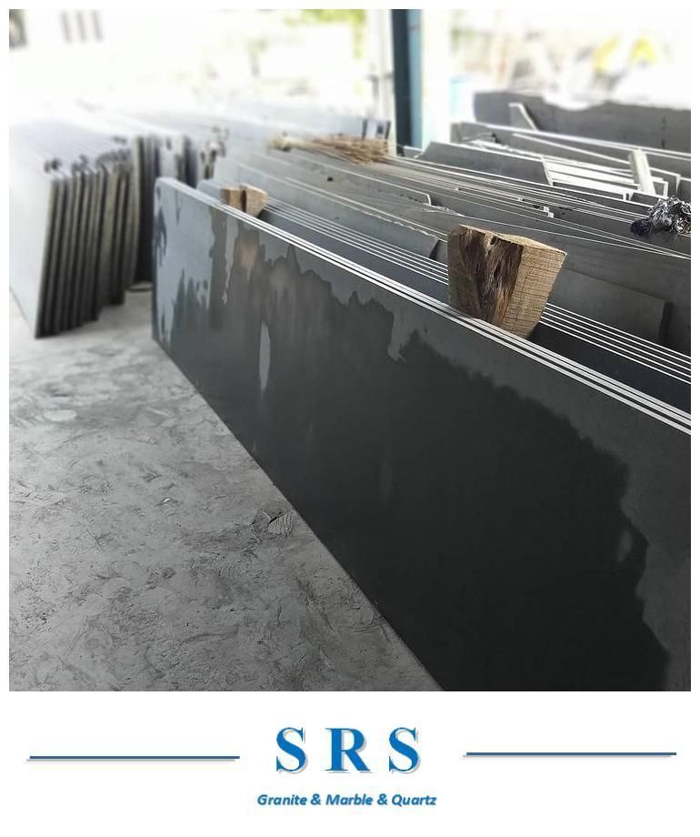 Chinese Absolute Black Granite in Slabs / Cut-to-Size Tiles/ Countertop