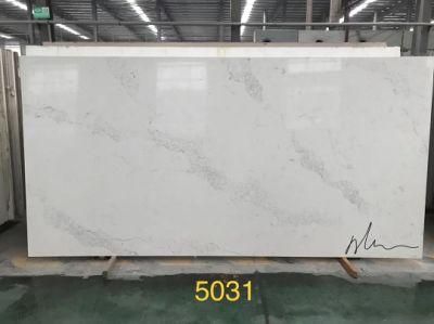 Colored Light Grey Veins White Color Kitchen Countertops Quartz Stone Cost