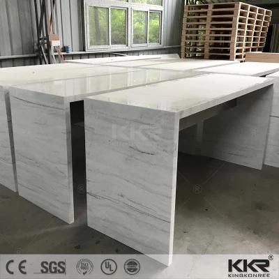 Solid Surface Marble Looking Color Customized Restaurant Bar Counter