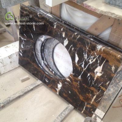 Brown Delicate Vanity Tops Countertops Table Tops Marble M815 Residential