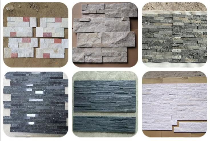 Natural Thin Stone Veneer Beige Slate Wall Culture Stone
