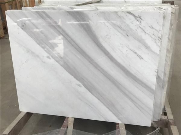 Cheap Volakas White Marble Slab for Indoor Decoration