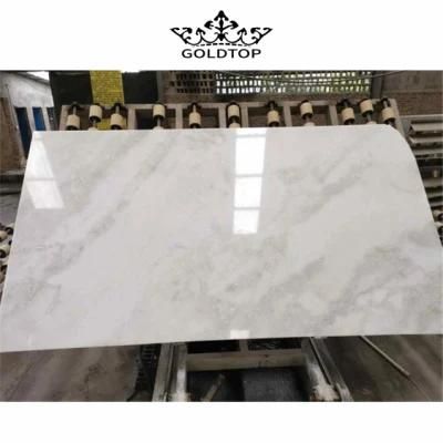 Best Quality Rhino White Stone Marble Slabs Namibia White Marble Slab Public Bathroom Countertop