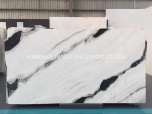 Chinese Panda White Marble for Slabs, Tiles, Cut Into Sizes,