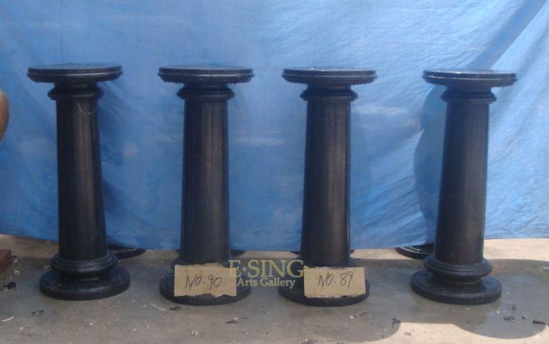 Customized Marble Stone Pillar Pedestal Sculpture Decorative Marble Pedestal Base for Sculpture