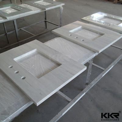 Artificial Marble Stone Solid Surface Vanity Top