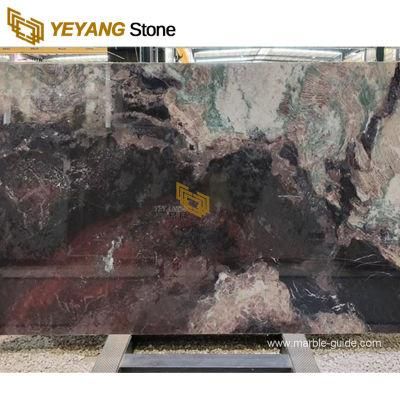 Brown/Green/Beige/White/Red/Black Violet Blaze Marble for Floor/Countertop/Vanity/Table Background/Wall