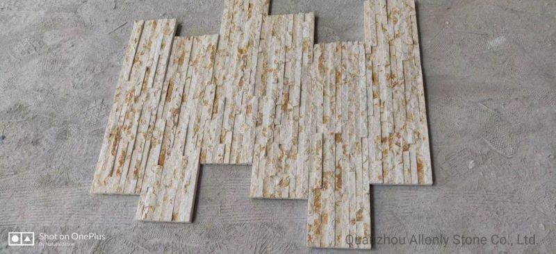 Natural Marble Wall Decoration Culture Stone Design for Fireplace and Backsplash