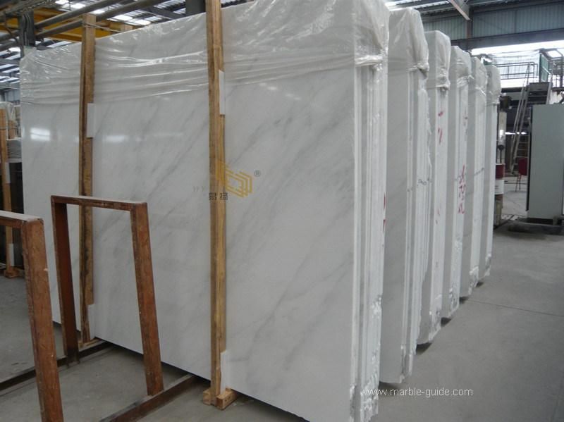 Natural Stone Eastern/Oriental White Marble Slabs for Kitchen Cabinet/Countertop/Table/Worktop