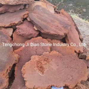 Irregular Volcanic Stone Pattern Block Hardscape Garden Patio Slate
