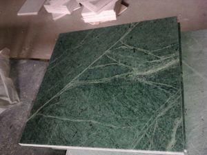 Dark Green Polished Marble Tiles for Countertop