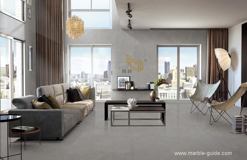Gray Sintered Stone Thin Slab for Dining Table/Flooring/Home Interio Decoration