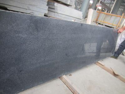 Natural Exterior Wall Stone Floor Tile Polished Flamed Design Black Dark Grey G654 Granite
