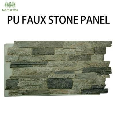 Easy Install Lightweight PU Faux Stone Artificial Stacked Rock Indoor and Outdoor Wall Panels