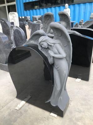 China Granite Angel Memorials Tombstone Headstone Collection