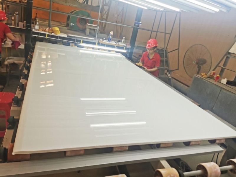 White Nano Microlite Stone Artificial Glass Stone for Countertops and Wall Tiles
