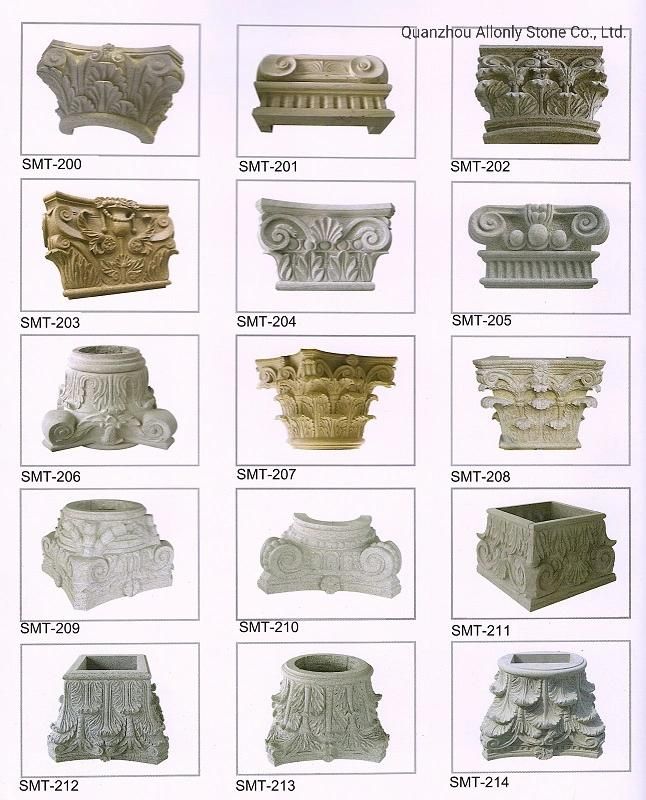 Custom Granite Stone Gate Pillar Design