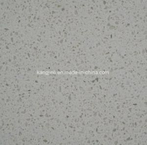 White Sparkle Color Agglomerated Quartz Stone for Work Top