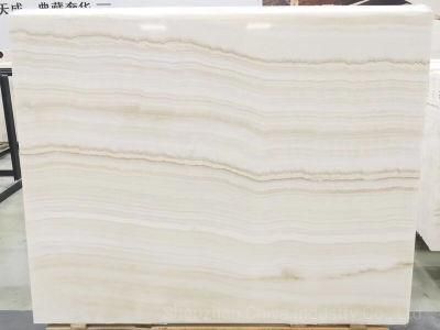 Natural Stone Ivory/White Big Marble/Slabs Jade/Onyx Translucent Back-Lit/Backlit Wall Tiles