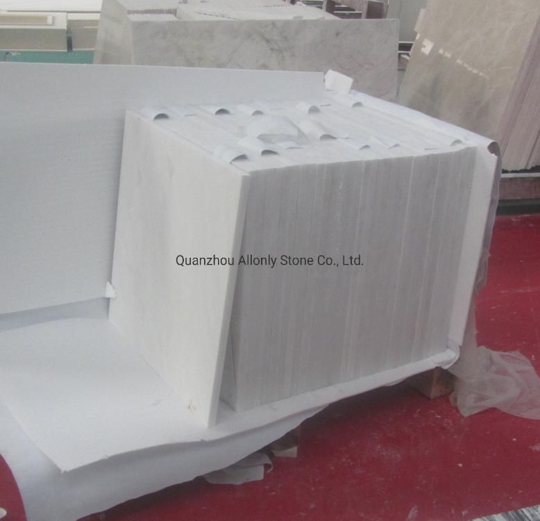 Mystery White Marble/Rino White Marble Stair Tile for Floor