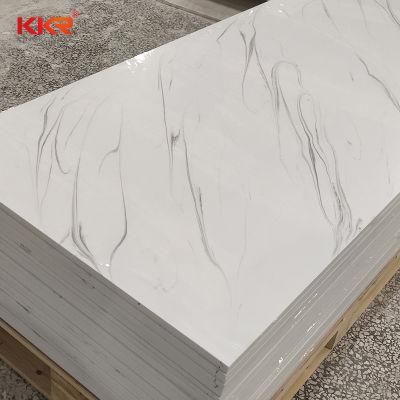 Artificial Marble Building Materials Sand Blasted Surface Surface for Top Corian Vanity Top Pure Acrylic Solid Surface
