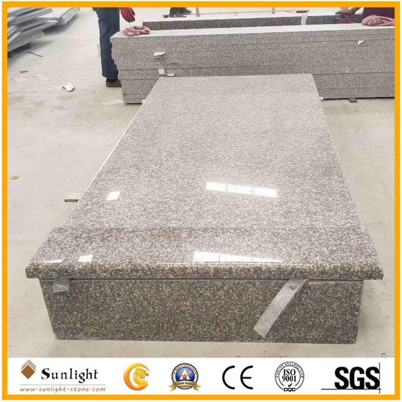 European Style Tombstone Monument G664 Granite Tombstone Cover Slab