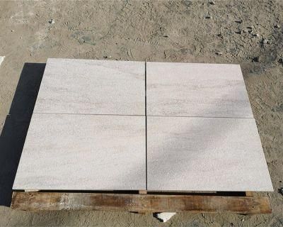 Golden White Natural Quartzite Stones Flamed Finished Cut-to-Size Tiles for Outdoor Landscaping, Pool Paving, etc.