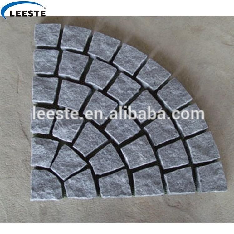 High Quality Paving Stone Light Grey Granite 10X10 Cube Stone