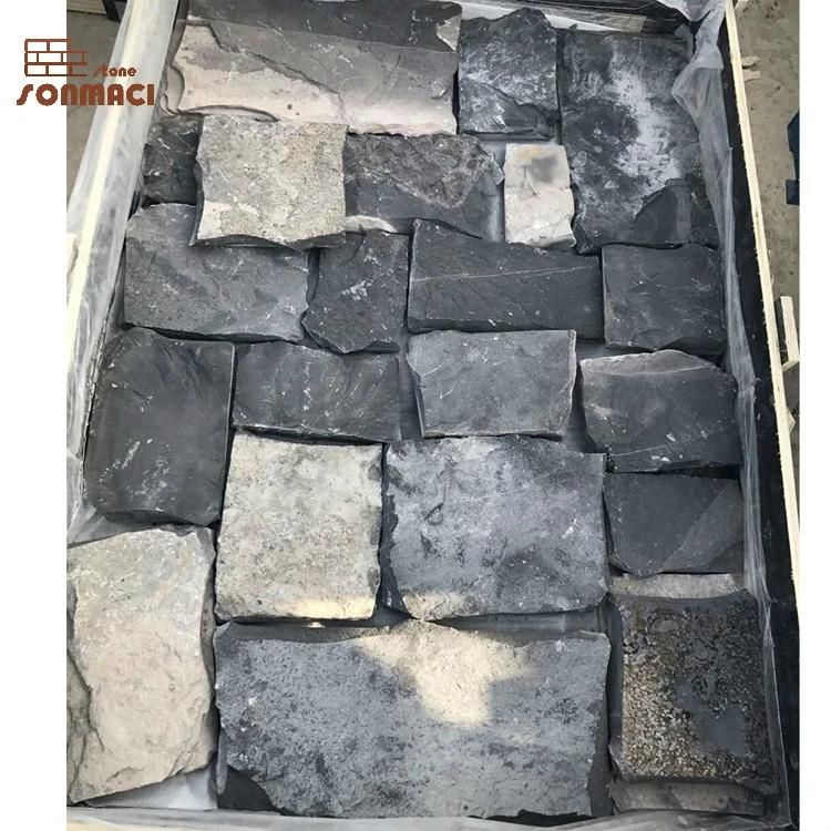 Natural Random Black Slate Wall Cladding