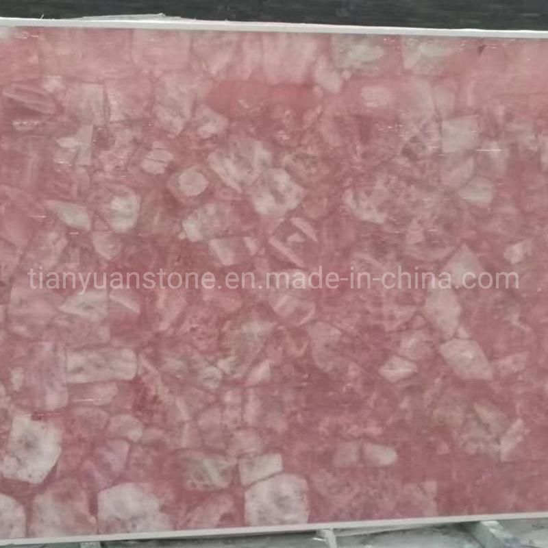 Natural Tiger Eye Blue Agate Quartzite Crystal Semi Precious Stone Gemstone Slab