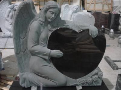Polished China Black Granite Headstones Monument