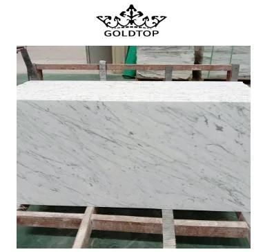 High Quality Retro Natural Stone Carrara White Marble for Villa Top Countertops