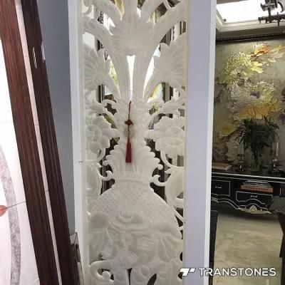 Translucent Polished Alabaster Sheet Customized Artificial Onyx Wall Panel
