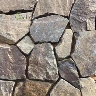 Exterior Wall Cladding Loose Stone Veneer, Fireplace Wallstone, Chimney Wall Decor Stone
