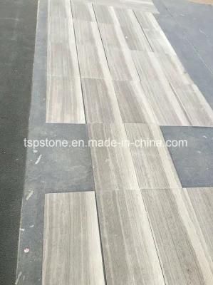 Chinese Wooden Grey Marble Slab for Project Slab/Tiles