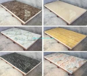 Hot Sale Fireproof High Glossy Faux Marble Panel Interior Wall Panel