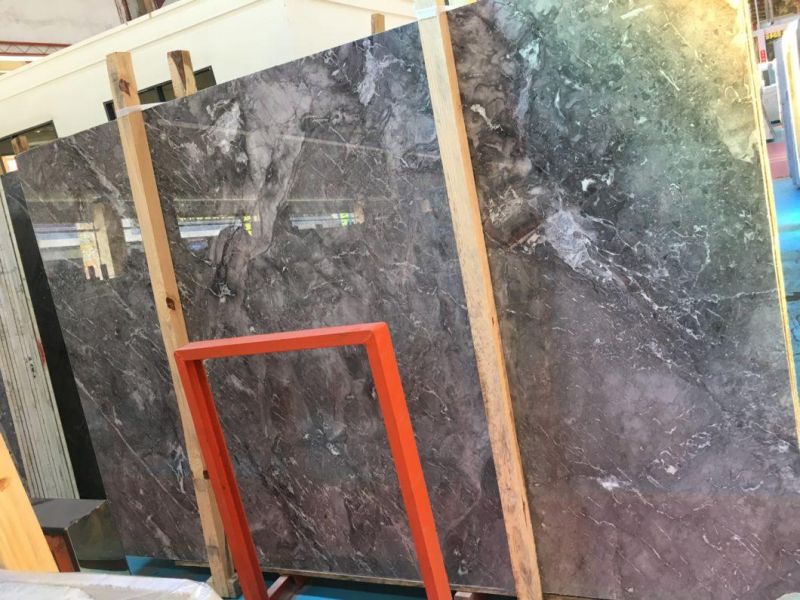 Cappuccino Grey Marble Natural Grey Marble Big Polished Slabs