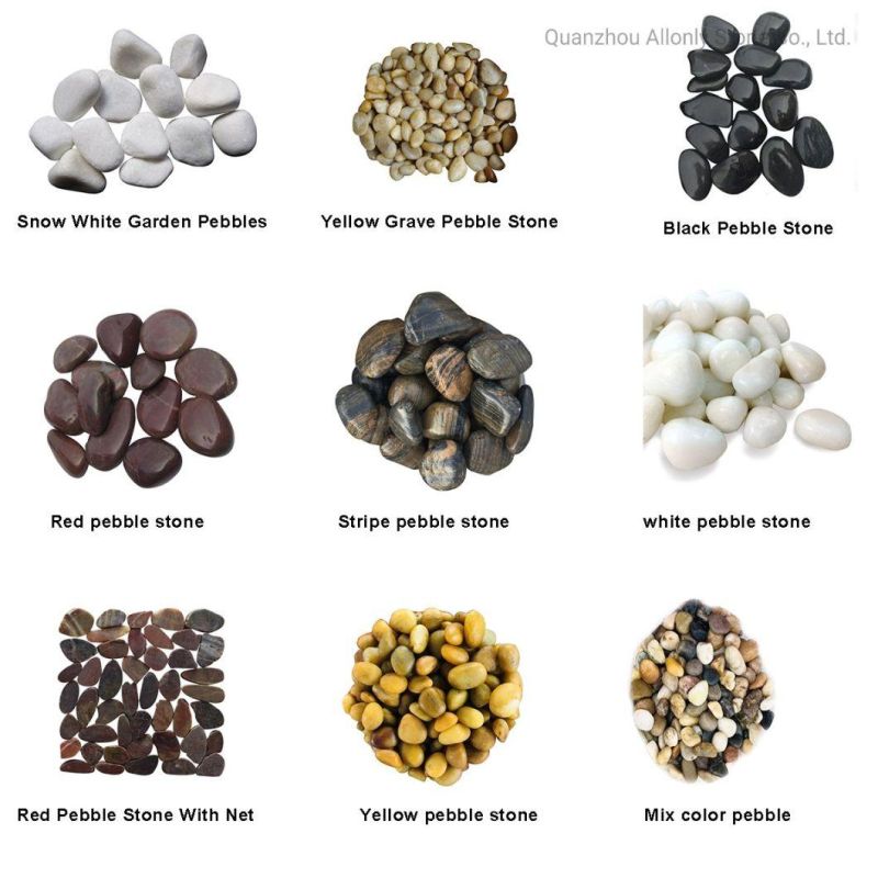 Natural Polished White Pebbles Garden Decoration Stone