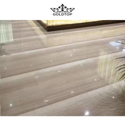 Natural Polished Italian Wooden White/Yellow/Beige/Brown Marble Floor/Wall/Flooring Tile for Decoration