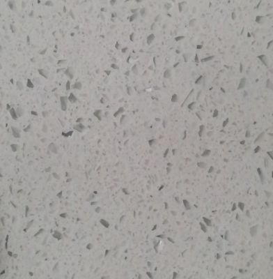 White Floor Tiles Non Slippery Glass Quartz