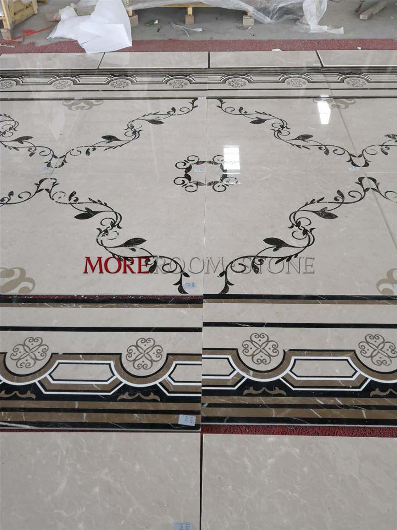 Custom Water Jet Medallion Floor Marble for Sale